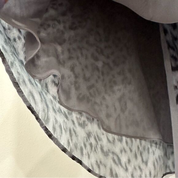 Joie Acantha Leopard Wrap Asymmetrical Hem Long Sleeve Dress size S - Picture 14 of 14